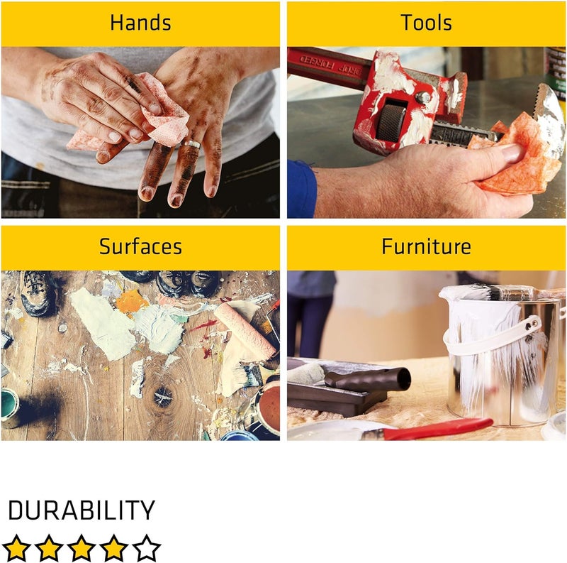 SIKA Everbuild Wonder Wipes Multi-Use Cleaning Wipes, 100 Wipes - Image 4