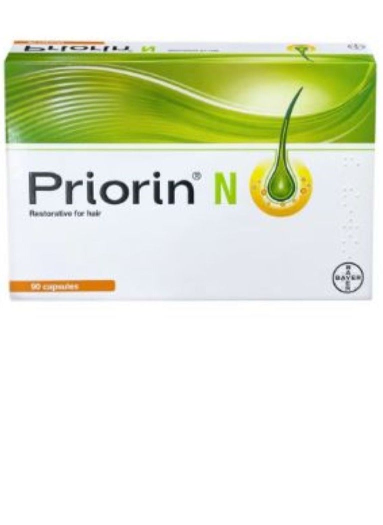BAYER Pack Of 2 Priorin N Rstorative For Hair 90 Capsules​  - Image 2