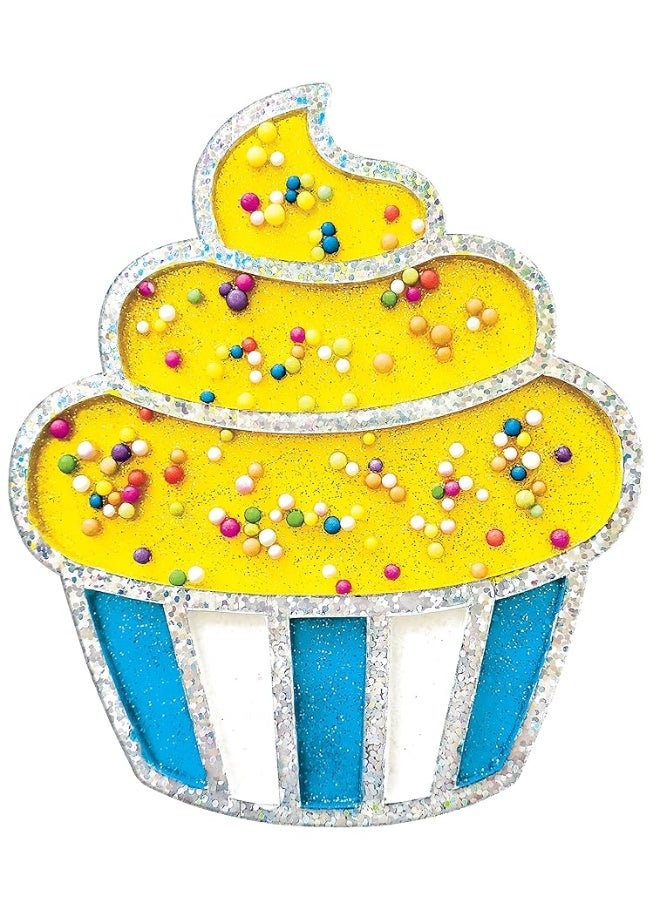 Creativity for Kids Easy Sparkle Window Art Kit - Paint and Decorate 7 DIY Suncatchers, Arts and Crafts for Kids Ages 6-8+, Activities for Kids, Rainbow Sprinkles - Image 4