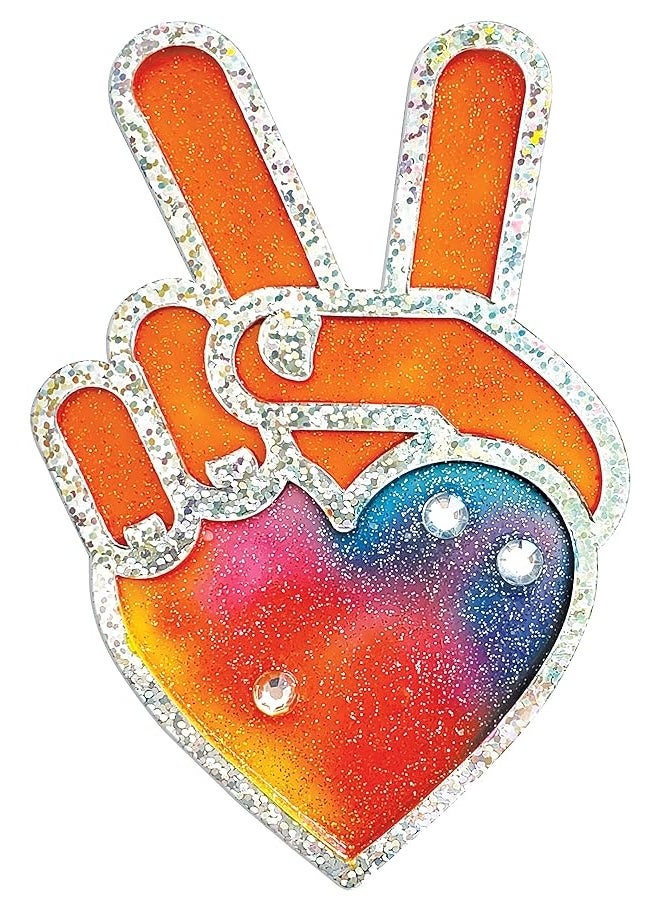 Creativity for Kids Easy Sparkle Window Art Kit - Paint and Decorate 7 DIY Suncatchers, Arts and Crafts for Kids Ages 6-8+, Activities for Kids, Rainbow Sprinkles - Image 3