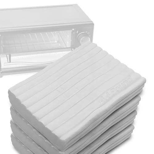 ReArt Oven Bake Polymer Clay White Non Toxic 44Lbs Great for Modeling Sculpting Holiday DIY Jewelry Making Projects Great for All Skill Levels White - Image 1