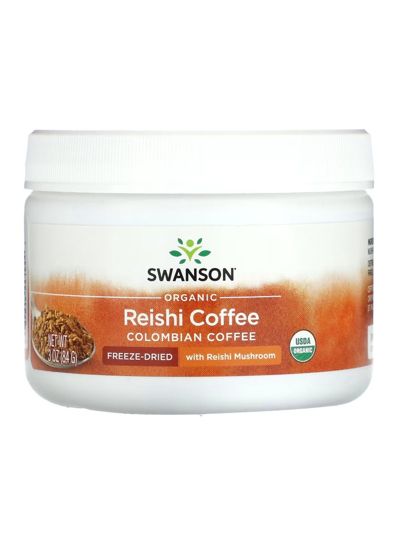 سوانسون، قهوة الريشي العضوية، كولومبية، 3 أونصة (84 جم)