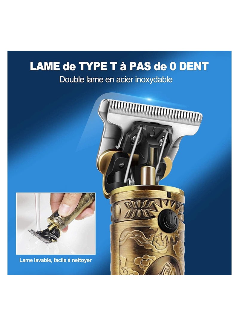 Pick N CLick Professional Men’s Hair Trimmer, Long Hair Trimmer, Beard Trimmer, Cordless Hair Trimmer, Rechargeable, LED Display - Image 4