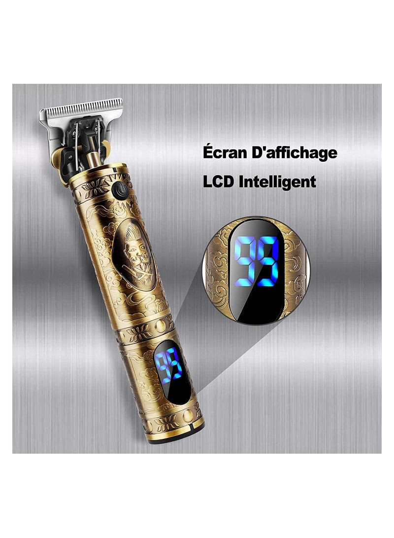 Pick N CLick Professional Men’s Hair Trimmer, Long Hair Trimmer, Beard Trimmer, Cordless Hair Trimmer, Rechargeable, LED Display - Image 2
