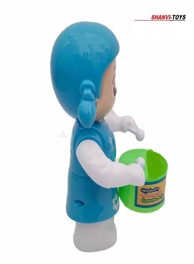 SHANVI MS Toys Cute Drummer Pet Toys with Dancing Action for Kids Toys Sound Toys Key-Operated (Blue BABY-01) - Image 3