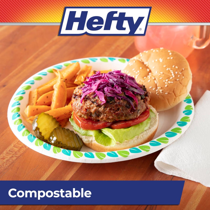 Hefty Compostable 8.6"" Plate 30ct - Image 3