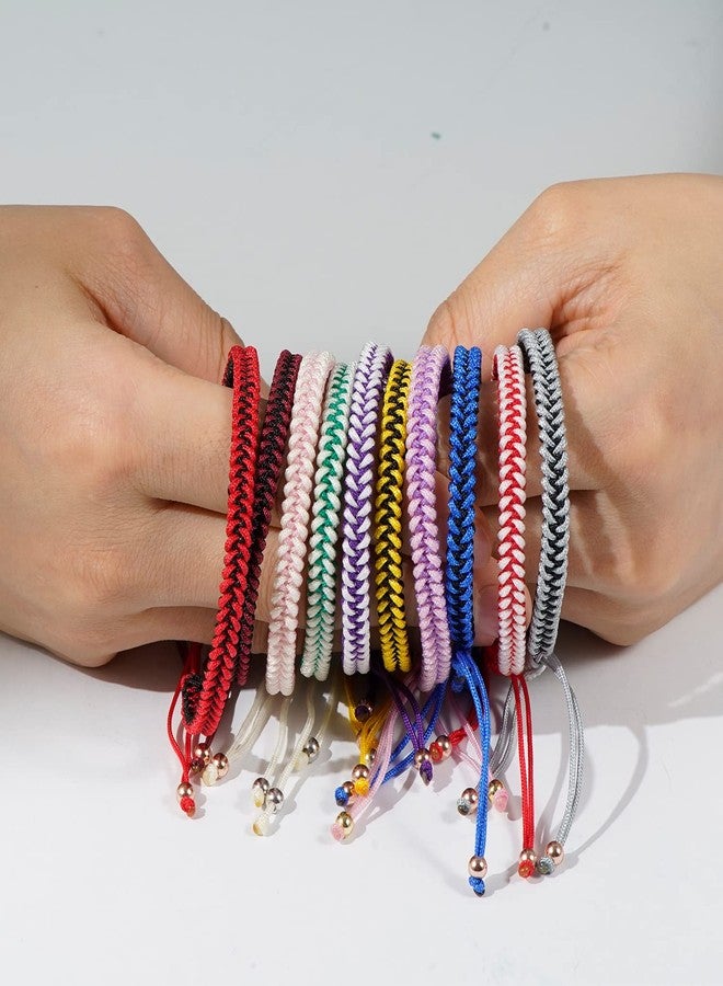 JENDEAR SHINE Braided Bracelet Ladies Men, Adjustable Rope Bracelet, Birthday Friendship Couple Gifts Handmade Jewelry - Image 3