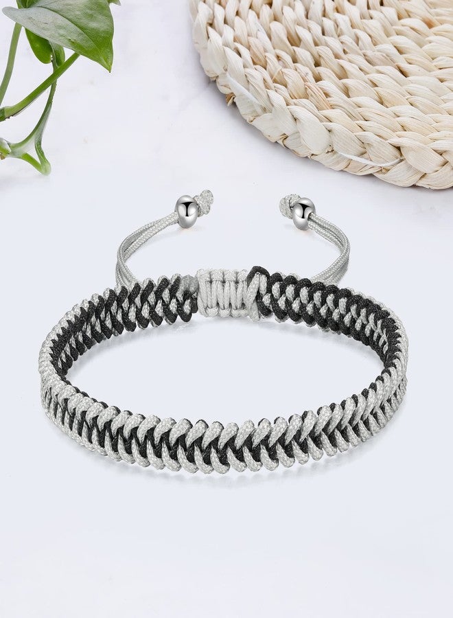 JENDEAR SHINE Braided Bracelet Ladies Men, Adjustable Rope Bracelet, Birthday Friendship Couple Gifts Handmade Jewelry - Image 2