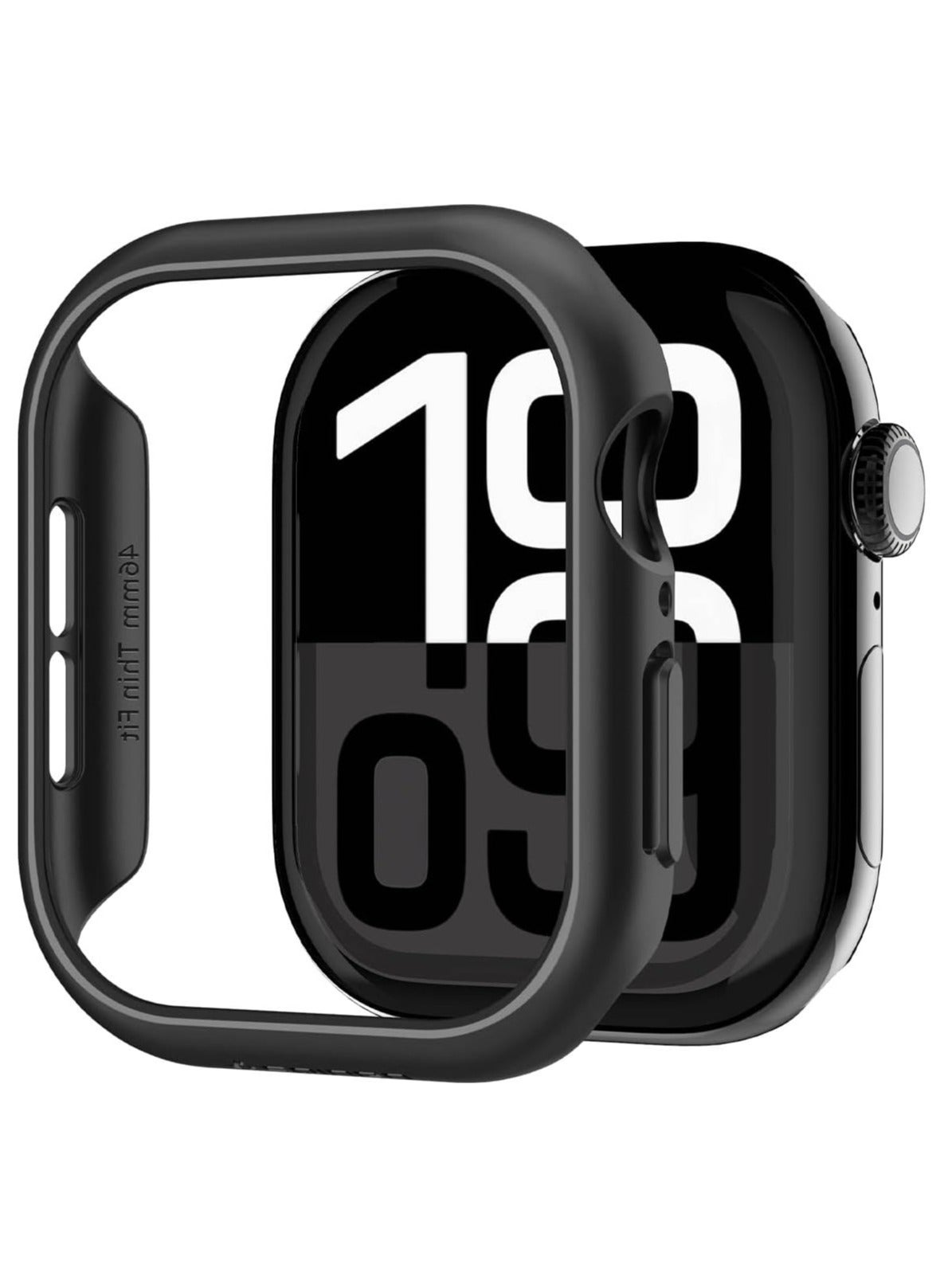 Spigen Thin Fit Apple Watch Series 11/10 (46mm) Case Cover (2024) - Black
