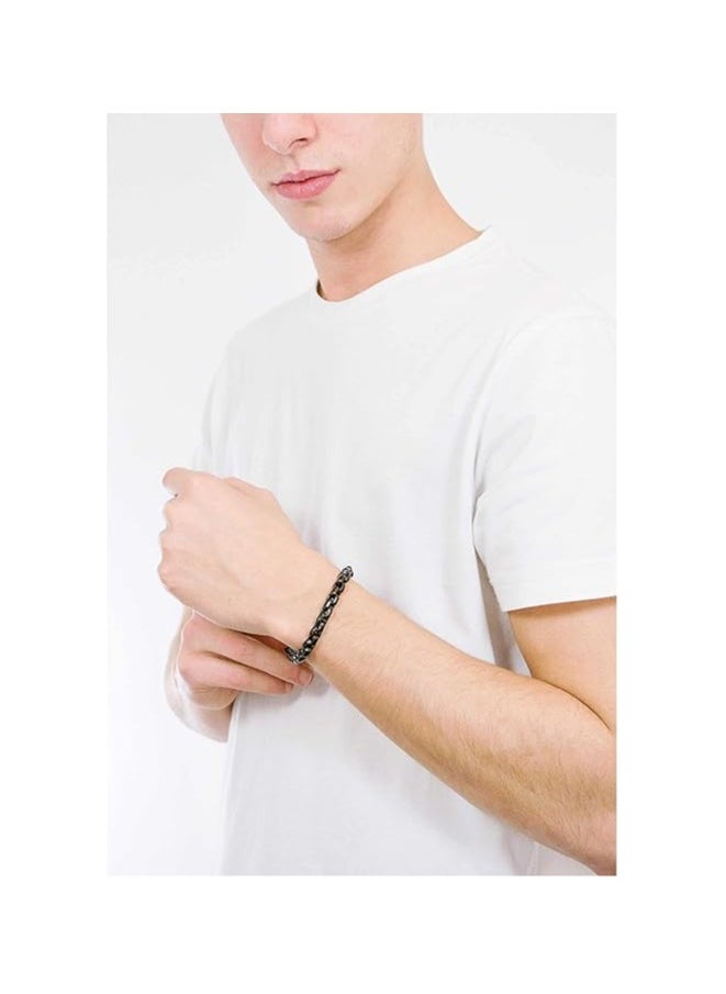 Armani Exchange - Men's Black Bracelet, AXG0047001 - Image 1