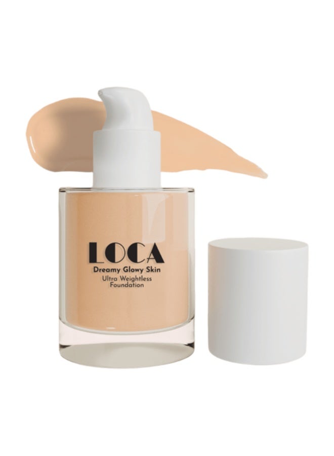 Loca Dreamy Glowy Skin Ultra Weightless Foundation(Capuccino 02) - Image 1