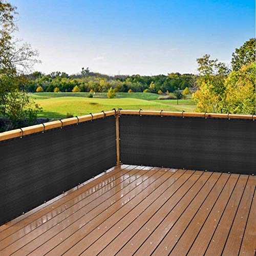 DearHouse Balcony Privacy Screen Cover, 3.5ft x16.5ft Privacy Screen Balcony Shield for Porch Deck Outdoor Backyard Patio Balconys, Includes 35 pc Cable Ties - Image 5