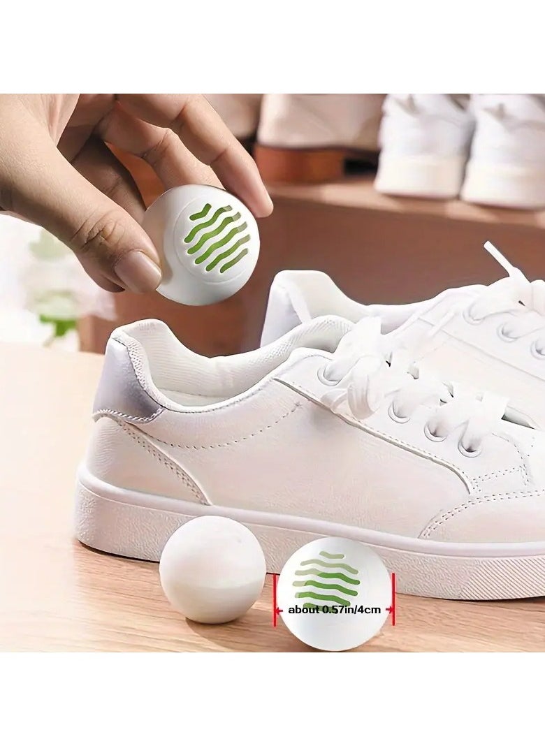 Goolsky 6pcs, Shoe Deodorant Balls, Long-Lasting Aromatic Freshener Deodorant Solid Air Cleaning Balls, Deodorant Aromatherapy Bags  - Image 1