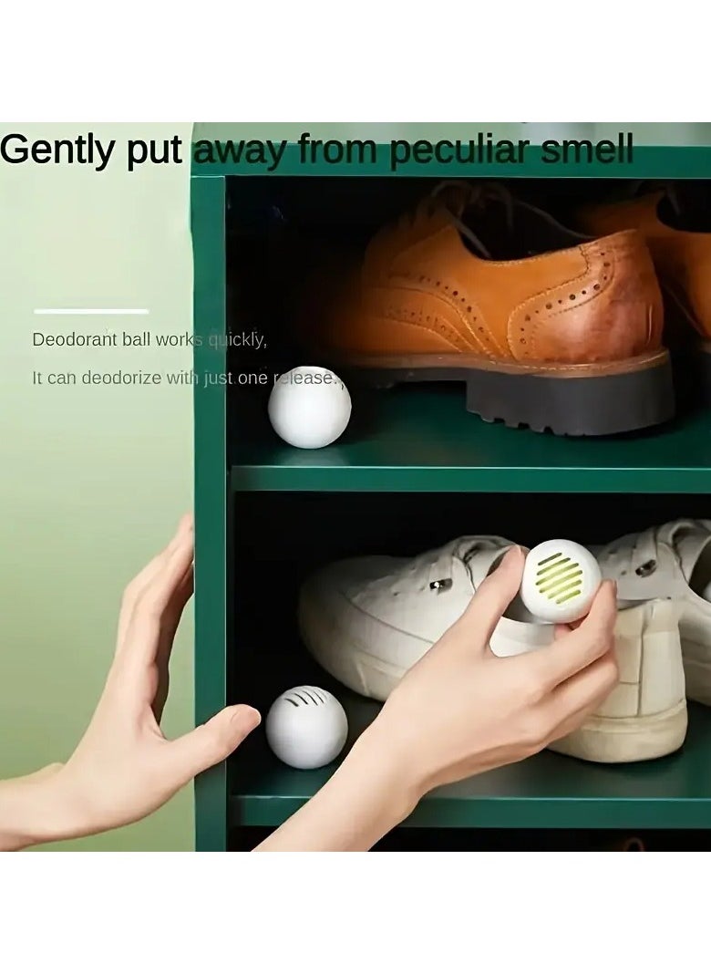 Goolsky 6pcs, Shoe Deodorant Balls, Long-Lasting Aromatic Freshener Deodorant Solid Air Cleaning Balls, Deodorant Aromatherapy Bags  - Image 3
