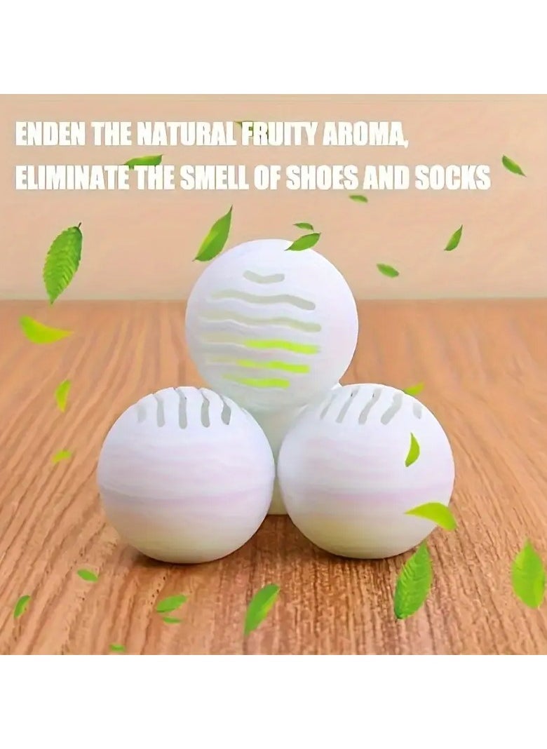 Goolsky 6pcs, Shoe Deodorant Balls, Long-Lasting Aromatic Freshener Deodorant Solid Air Cleaning Balls, Deodorant Aromatherapy Bags  - Image 4