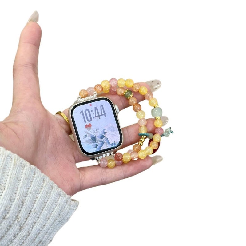 سوار ساعة ذكية باللون أسود قابل للتعديل سوار راتنج متوافق مع Apple Watch 38/40/41/42/44/45/49mm بملاءمة قابلة للتعديل وحزام بديل - Image 3