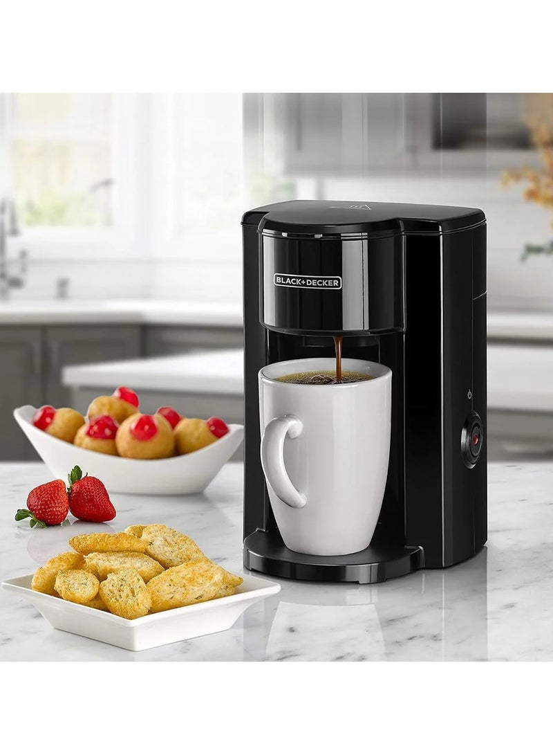 BLACK+DECKER American Coffee Maker with Coffee Mug 125 ml 350 W DCM25N-B5 Black - Image 4