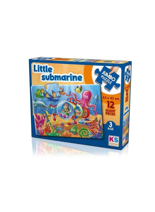 KS Games Cec Ks Submarine Jumbo Puzzle 12 Pcs 