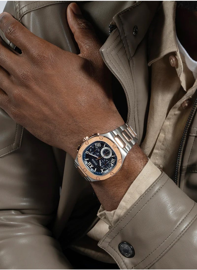 GUESS - Dress Men's Analog Quartz Two Tone Multi-function Watch GW0572G4 - 42mm - Image 1