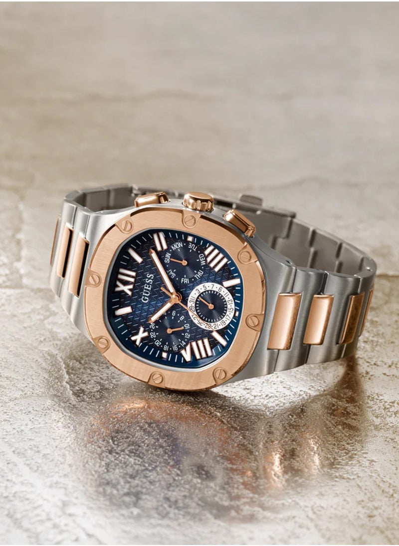 GUESS - Dress Men's Analog Quartz Two Tone Multi-function Watch GW0572G4 - 42mm - Image 1