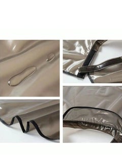 KHAJUL Professional Waterproof Hair Dye Cape Rebonding Capes Hot oil Cape Hairdressing Capes For Salon(Black)  - Image 3