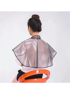 KHAJUL Professional Waterproof Hair Dye Cape Rebonding Capes Hot oil Cape Hairdressing Capes For Salon(Black)  - Image 4