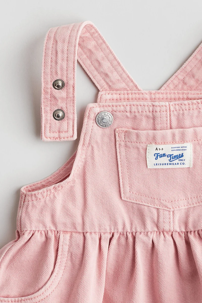 H&M Pink Pinafore Dress