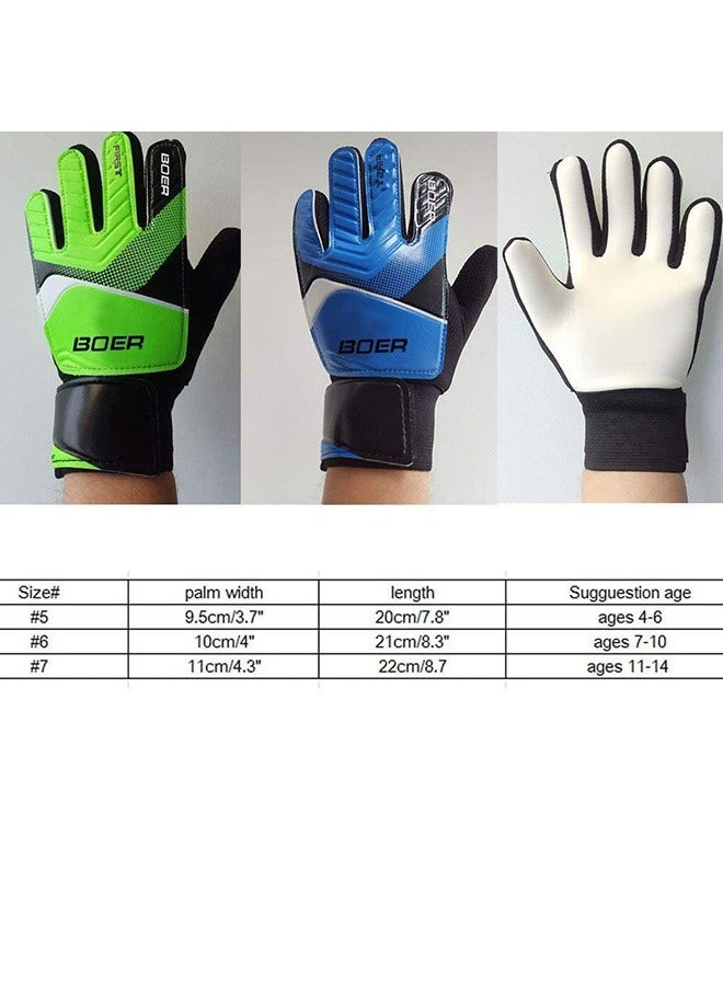 BOER Children Football Gloves, KASTWAVE Kids Youth Football Soccer Goalkeeper Goalie Training Gloves Gear - Image 3