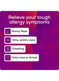 Allegra Adult 24-Hour Allergy Relief Tablets, Non-Drowsy Indoor and Outdoor Allergy Medicine, 180 mg Fexofenadine HCI Antihistamine Pill, 5-Count  - Image 3
