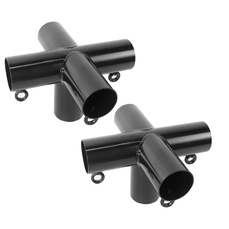 Aoneky 1 38 5 Way Flat Top Center with Leg Corner Canopy Fitting Fits 1 EMT Cage Frame Corner Kit 2pcs Set - Image 2