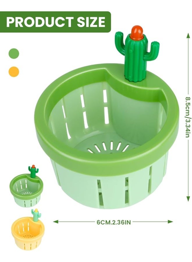 Cactus Kitchen Sink Drain Strainer, 2024 New Kitchen Waste Collector Filter, Press Automatic Dumping Basket, Multi-Functional Home Use Cactus Sink Draining Basket Filter Net Lifting Basket - Image 4
