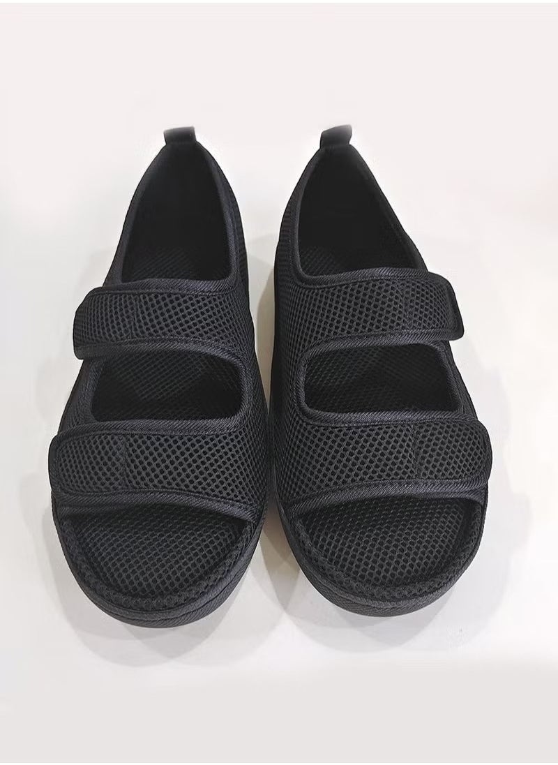 Generic - Diabetic Shoes, Extra Wide Width Open Toe Sandals, Adjustable Arthritis Edema Slippers for Elderly - Image 1