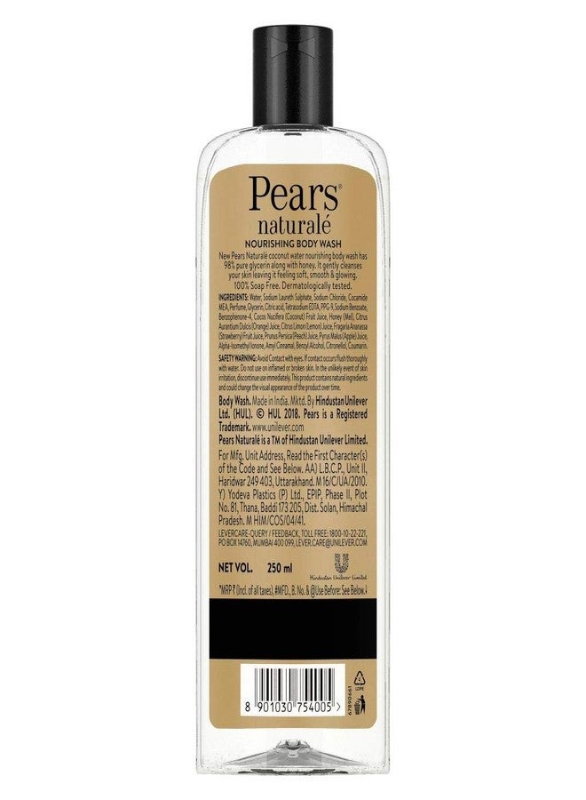 Pears Naturale Nourishing Coconut Water Body Wash 250 ml, 100% Natural Ingredients, Liquid Shower Gel with Honey for Glowing Skin - Paraben Free (Pack of 2) - Image 3
