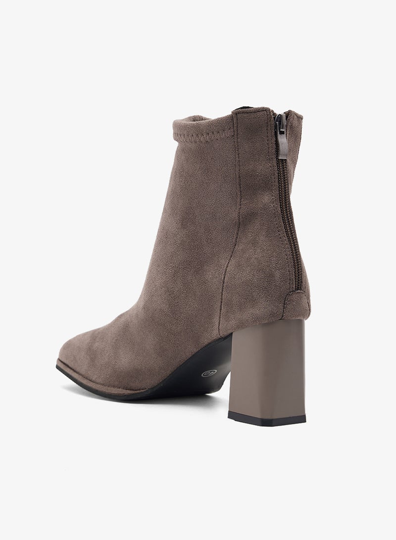 جينجر بوت للكاحل بكعب عريض - Image 3