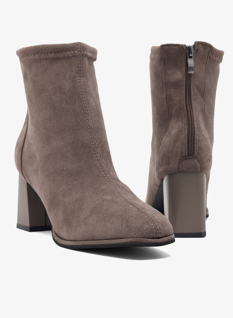 جينجر بوت للكاحل بكعب عريض - Image 4