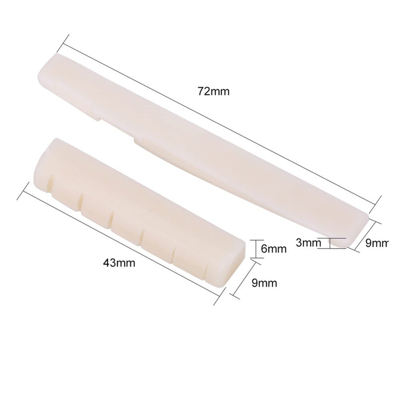 13 Round Files Guitar Bridge Saddle Nut Sand Paper Set for DIY Maintenance Polishing String Slots - Image 4