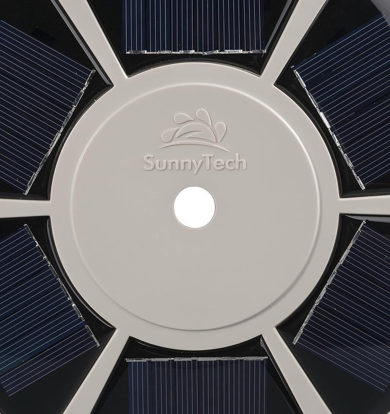 Sunnytech 2nd Generation Solar Flag Pole 20led Light, Brightest, Most Powerful, Longest Lasting & Most Flag Coverage, LED Downlight Light up Flag on Most 15 to 25Ft Flagpole, Upgraded Electric Circuit,White - Image 5