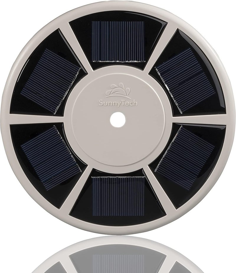 Sunnytech 2nd Generation Solar Flag Pole 20led Light, Brightest, Most Powerful, Longest Lasting & Most Flag Coverage, LED Downlight Light up Flag on Most 15 to 25Ft Flagpole, Upgraded Electric Circuit,White - Image 4