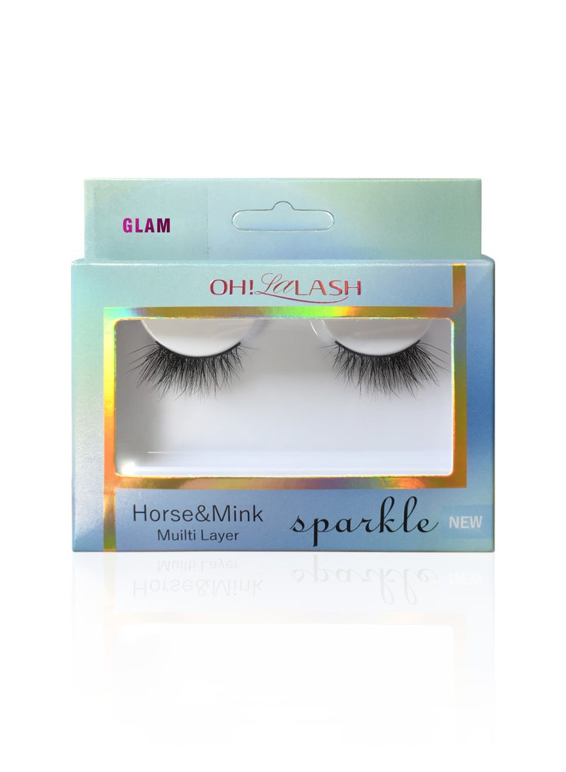 OH! LALASH Mixed layers and criss-crossed 3D real hair lashes - Image 1
