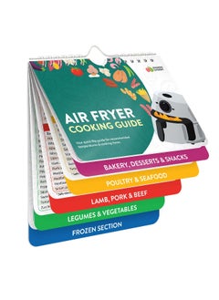 Air Fryer Cheat Sheet Magnets Cooking Guide Booklet