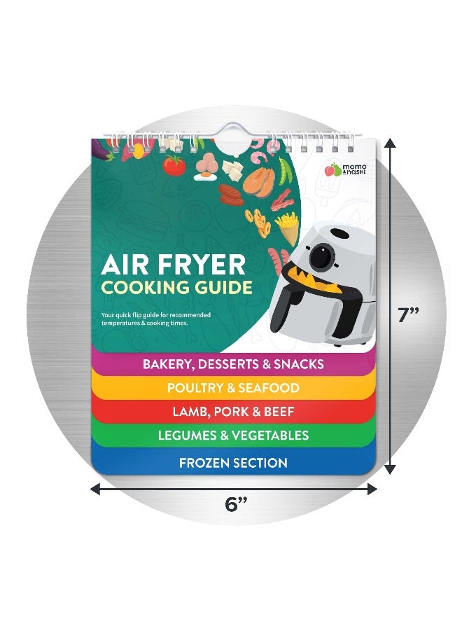Generic - Air Fryer Cheat Sheet Magnets Cooking Guide Booklet - Image 1