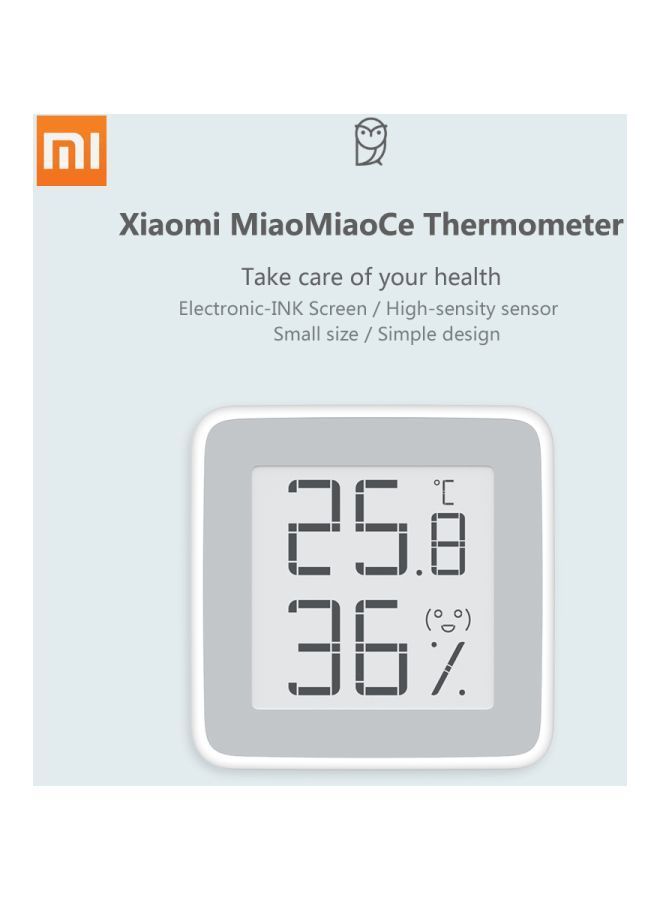 NIBEMINENT Digital Humidity Sensor White/Grey 6.45x6.45x0.97centimeter  - Image 4