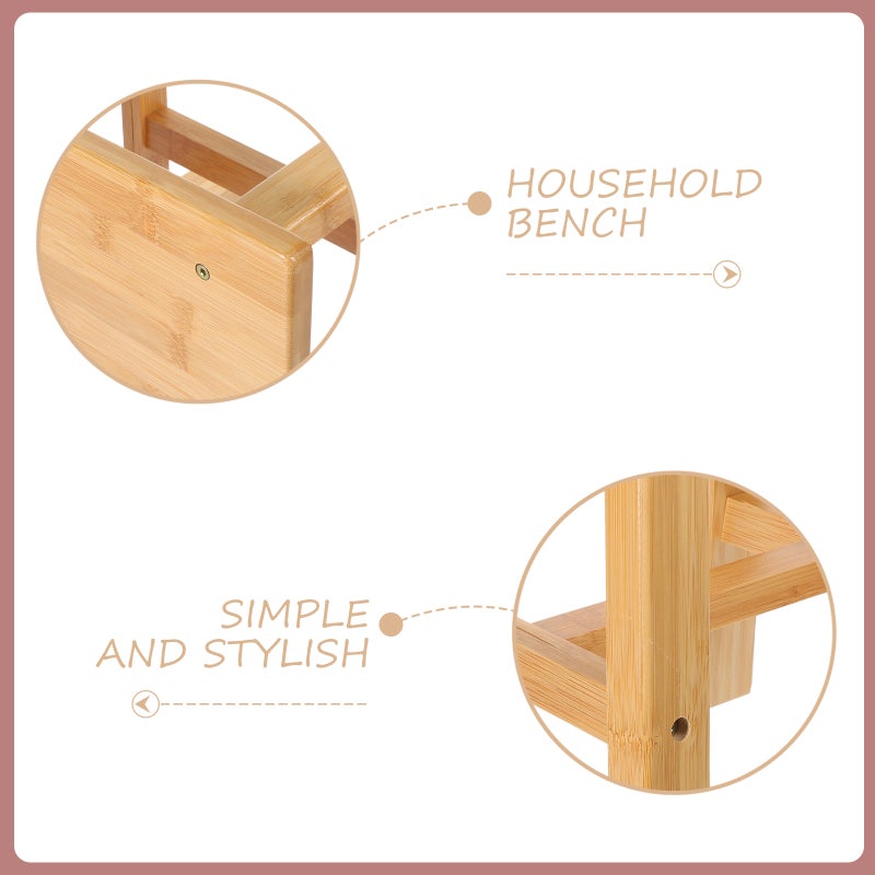 Comfortable Low Stool Small Low Stool Bathroom Anti- Stool Stool - Image 4