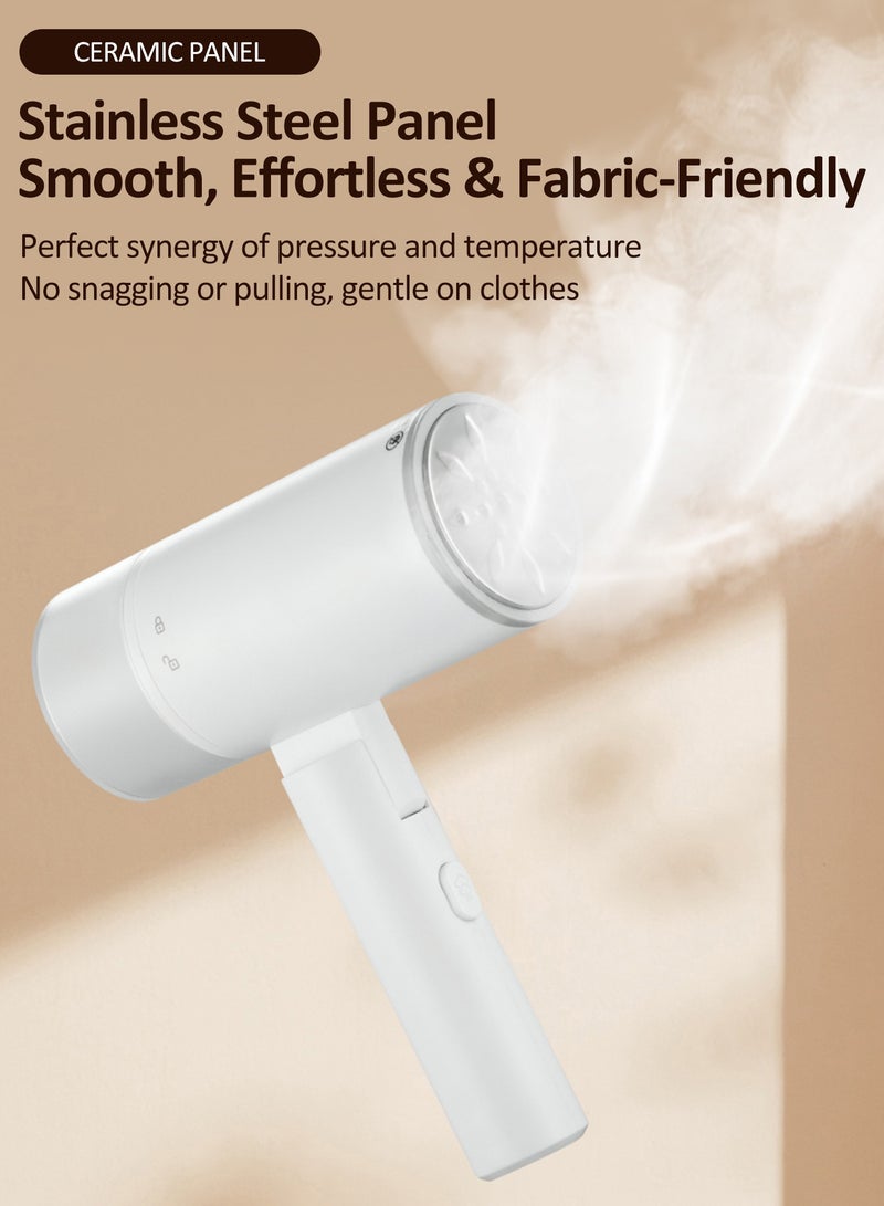 Garment Steamer Iron,High-Power Handheld Garment Steamer Clothes Steamer Portable Steam Iron 20s Fast Heat-up Ironing Wrinkle Remover -1200W 200ML