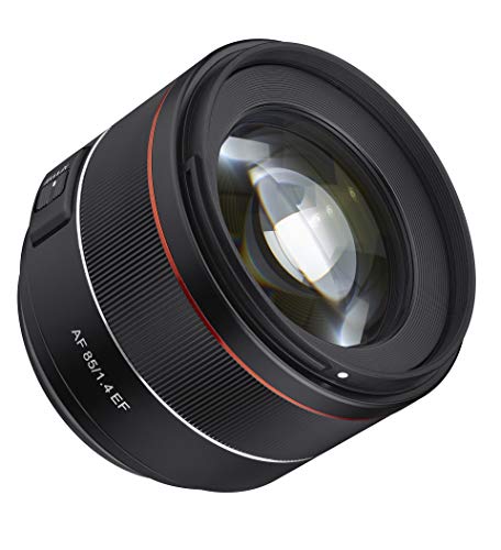 Rokinon 85mm F1.4 AF Lens for Canon EF Mount, Black (IO85AF-C) - Image 1