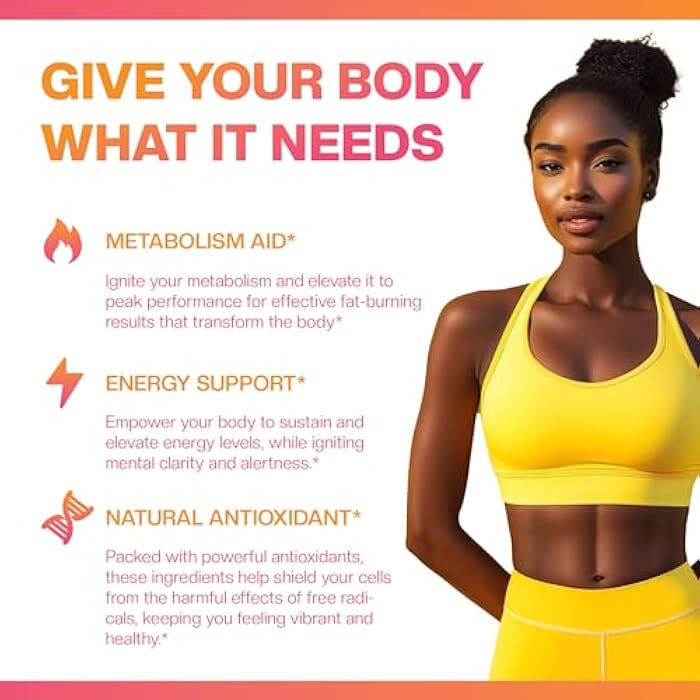 SkinnyBoost Burn Boost Capsules-60 Ct – Natural Vegan Metabolism Support with Green Tea & Garcinia Cambogia -Anotioxidants, Energy and Weight Management Burn Boost Vegan Capsules - Image 3