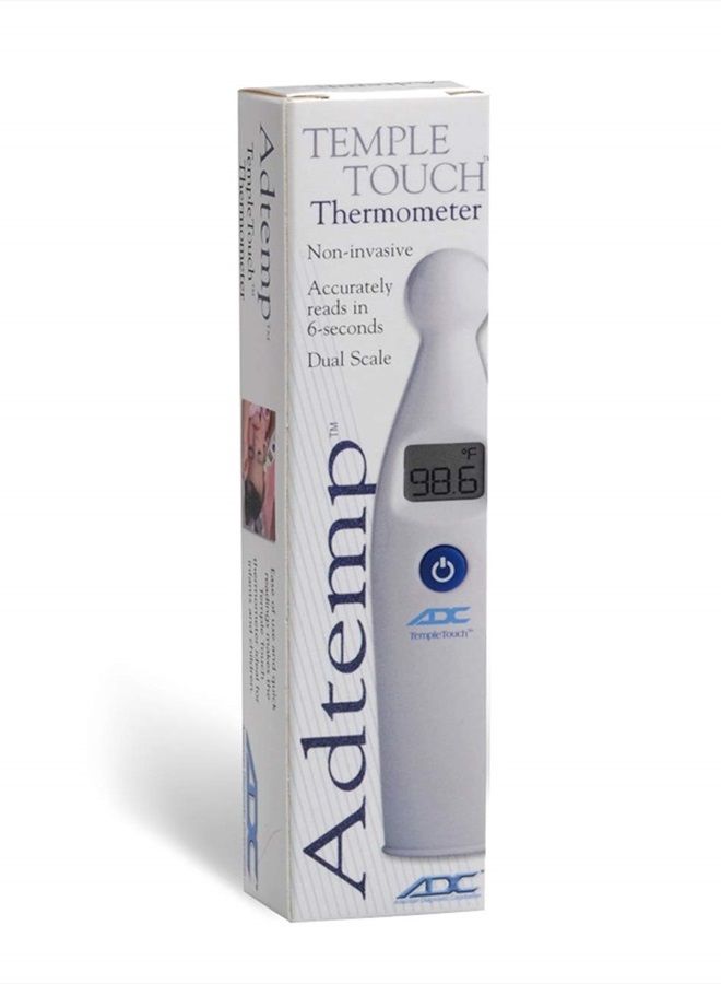 ADC Temple Touch Digital Fever Thermometer, Non Invasive and Quick Read, Suitable for Babies, Newborns, Kids, and Adults, Adtemp 427, White, 1 Count (Pack of 1) - Image 5