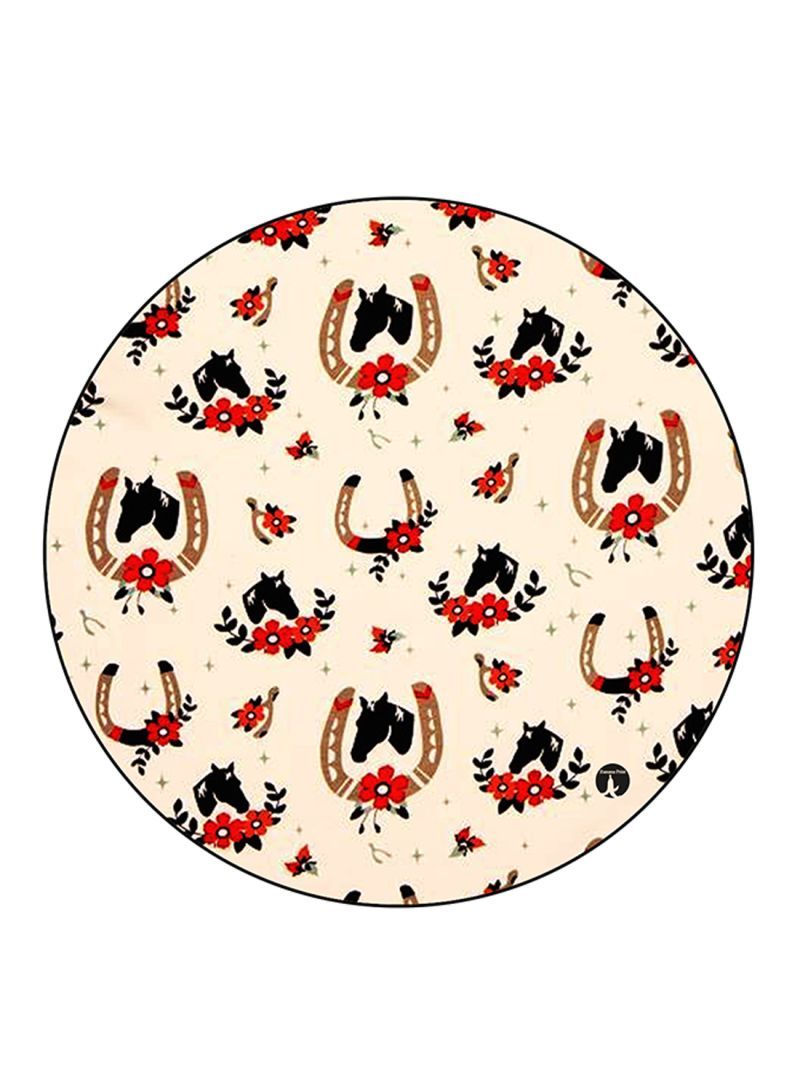 Horses Printed Mouse Pad Multicolour
