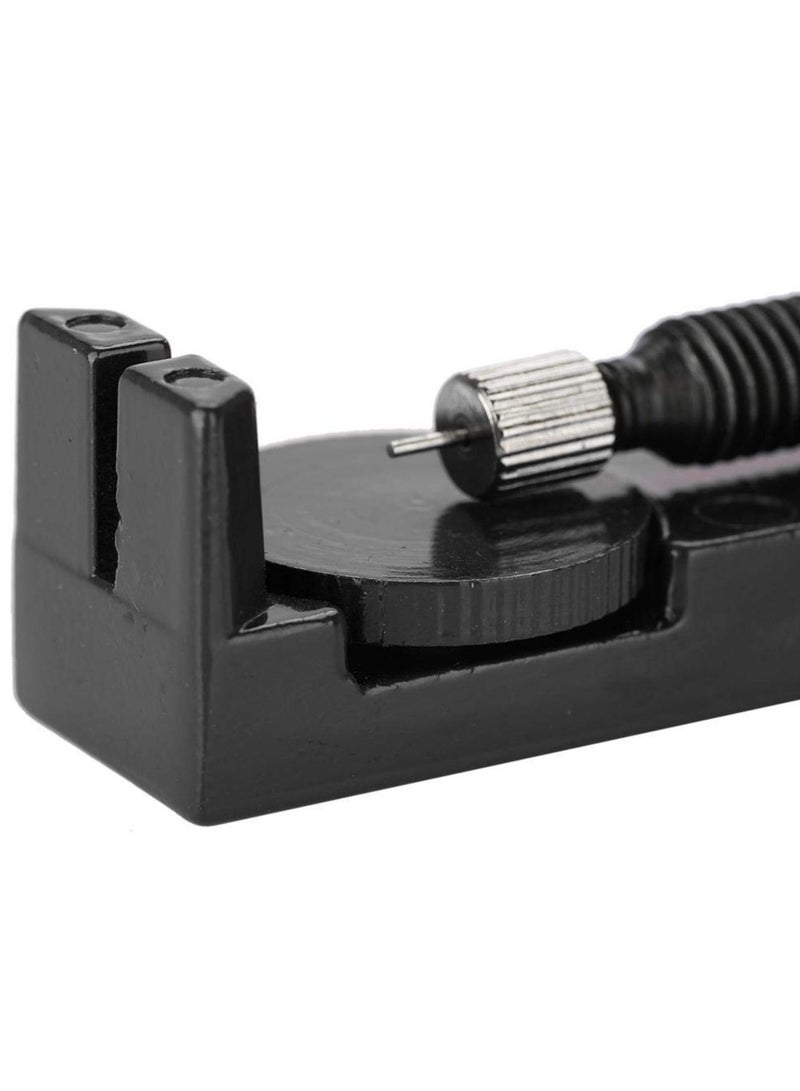 أداة إزالة روابط الساعة العريضة، أداة ضبط احترافية، جهاز إصلاح أحزمة الساعات المحمولة 2068 (أسود) - Image 5