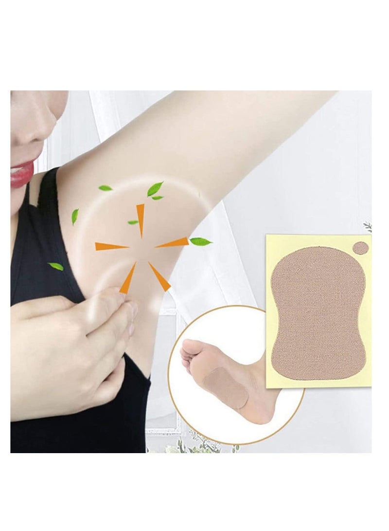 Underarm Sweat Pads 10Pack Disposable Absorbent Armpits Perspiration Comfortable Self-adhesive Shields Guards Fight Hyperhidrosis for Men Women Reduce Armpit Foot - Image 4